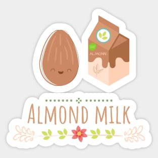 Almond Milk Sticker